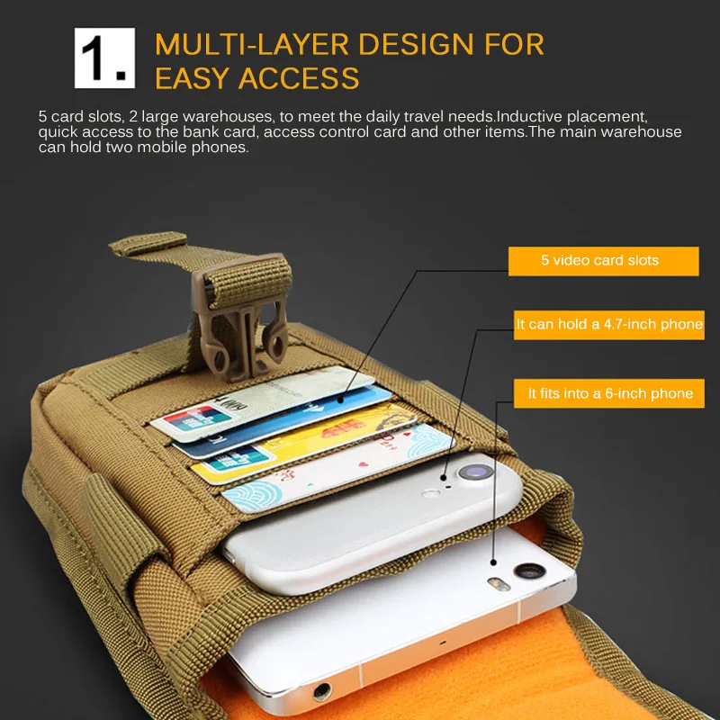 Сумка для телефона для Xiaomi, уличная тактическая сумка, чехол для телефона, 600D, Военная Тактическая камуфляжная сумка на пояс, сумка для телефона