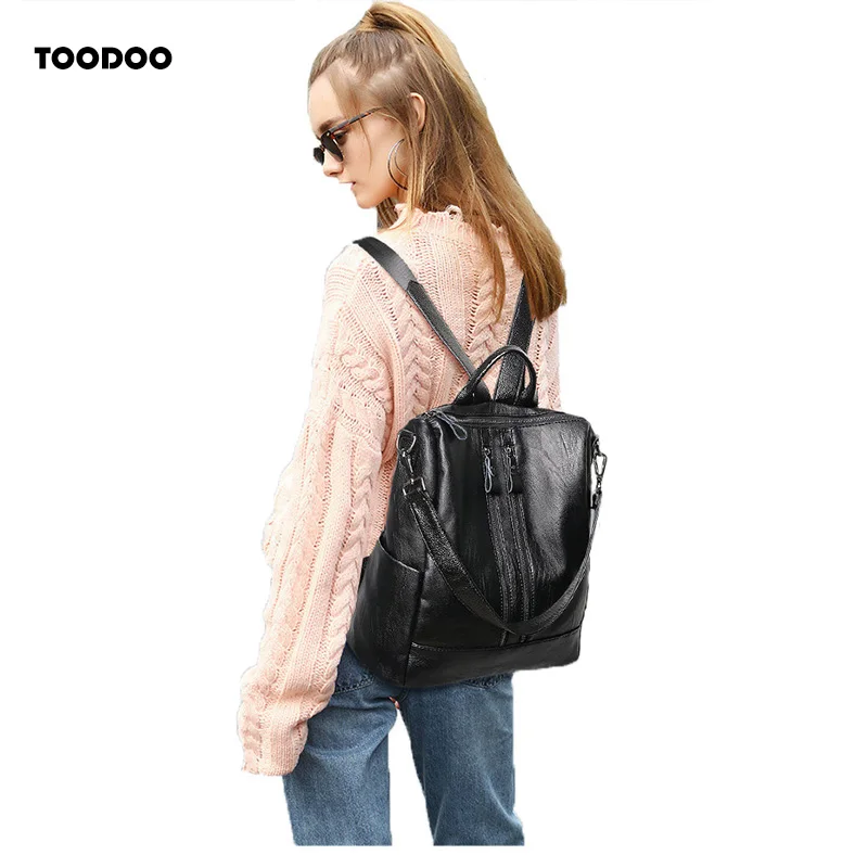 Рюкзак Mette Fashion с двойной молнией для женщин Студенческая сумка из 100% ПВХ новейший