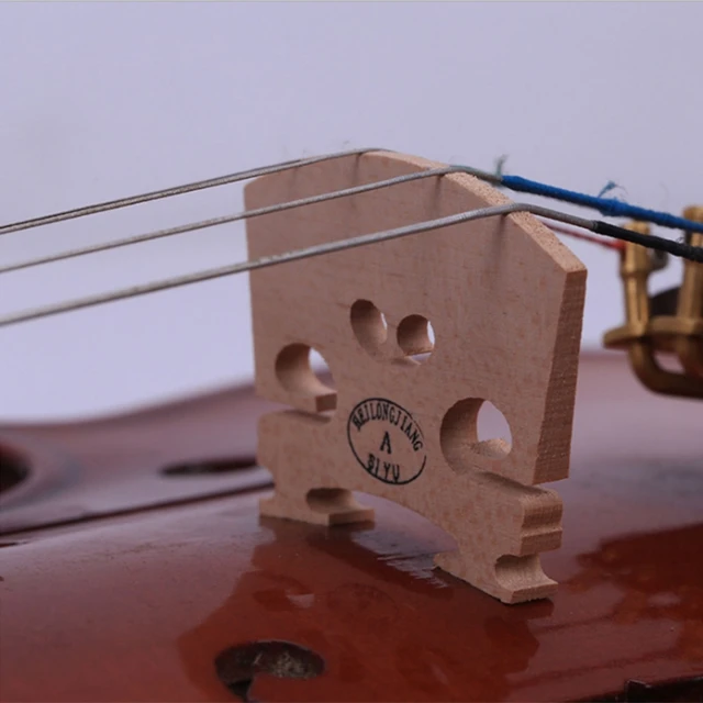 Maple Wood Acoustic Violin Bridge Regular 4/4 Size Musical Instruments Parts Accessories
