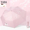 YADA Custom Cherry Blossoms Flower Umbrella Rain Women uv Charm Animal Cat Umbrella For Womens Windproof Folding Umbrellas YS819 ► Photo 1/6