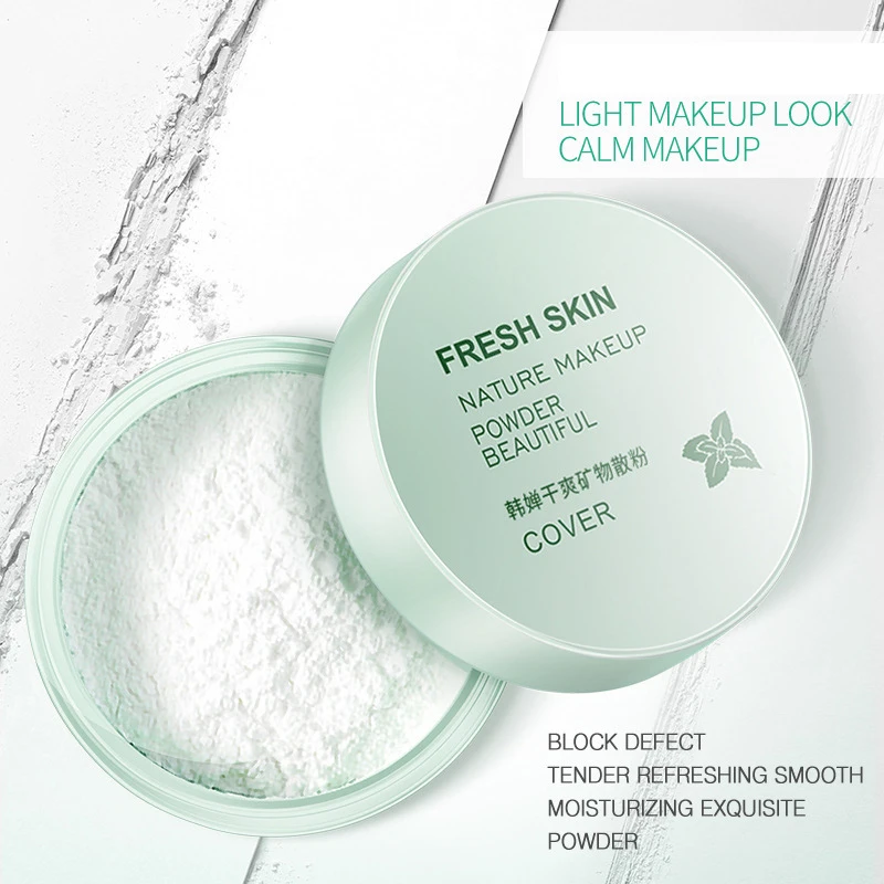 Makeup Matte Loose Powder Oil Control Soft Light Silk Face Concealer Skin Finish Powder Translucent Foundation loose powder concealer powder face powder