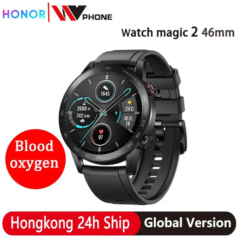 Глобальная версия honor magic watch 2 Смарт часы с кислородом в крови трекер сердечного