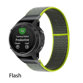 

26 22 mm Watchband For Garmin Fenix 6 6X Pro 5 5X Plus 3HR Nylon Band Fenix6 Fenix5 Watch Quick Release Easyfit Wrist Strap