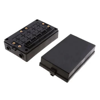 

Accessories Fuse Box Marine Plastic Relay Socket Dust-proof 19.5x12x4.5cm