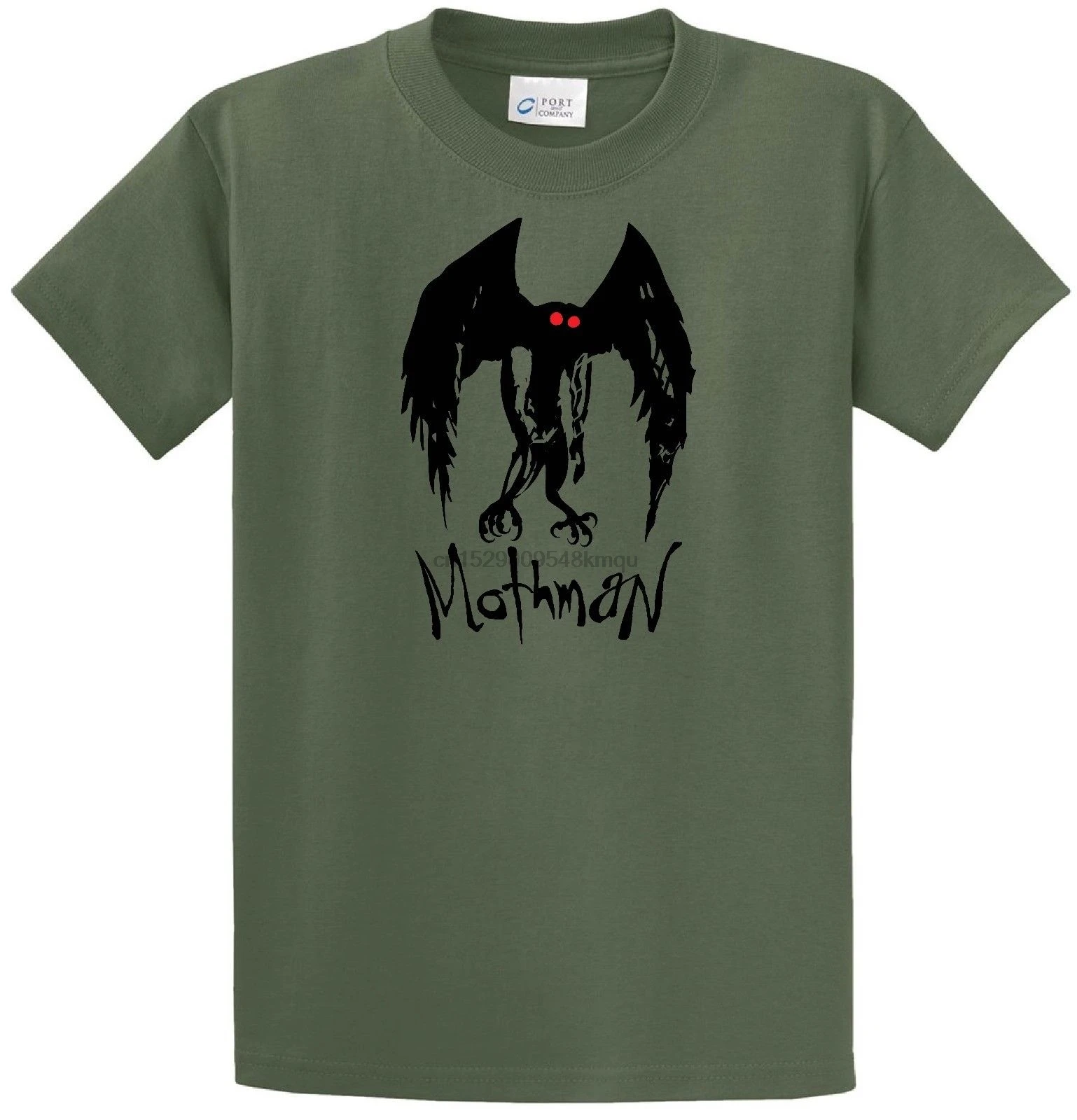 

Mothman T-Shirt Moth Man Prophecies Pt. Pleasant W.V. Paranormal Monsters Scary custom printed tshirt Casual Short Sleeve TEE