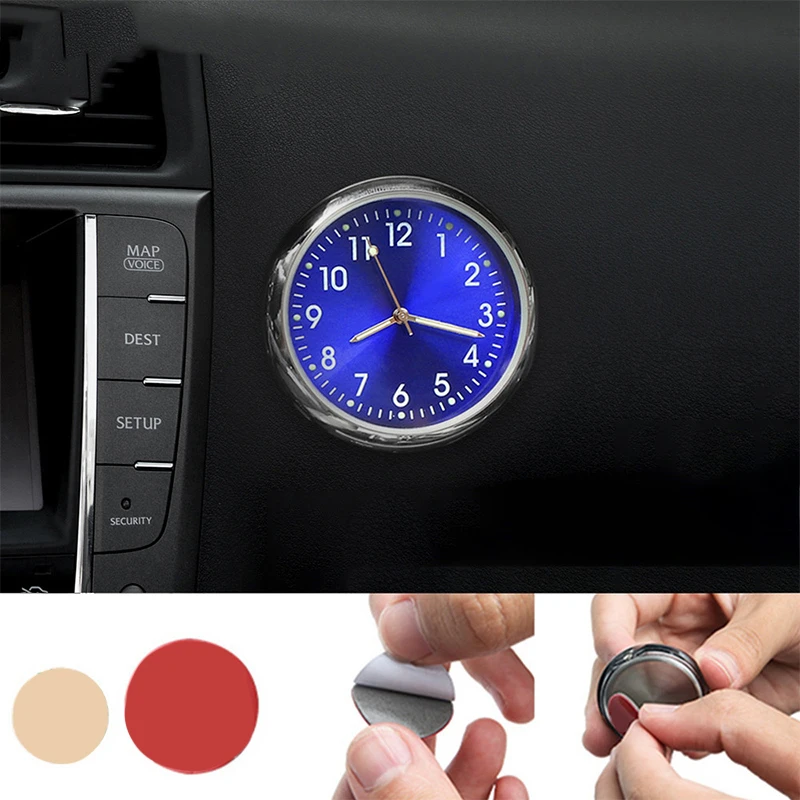 Car Clock Luminous Mini Automobiles Internal Stick-On Digital Watch
Mechanics Quartz Clocks Automotive Styling Accessories Gifts