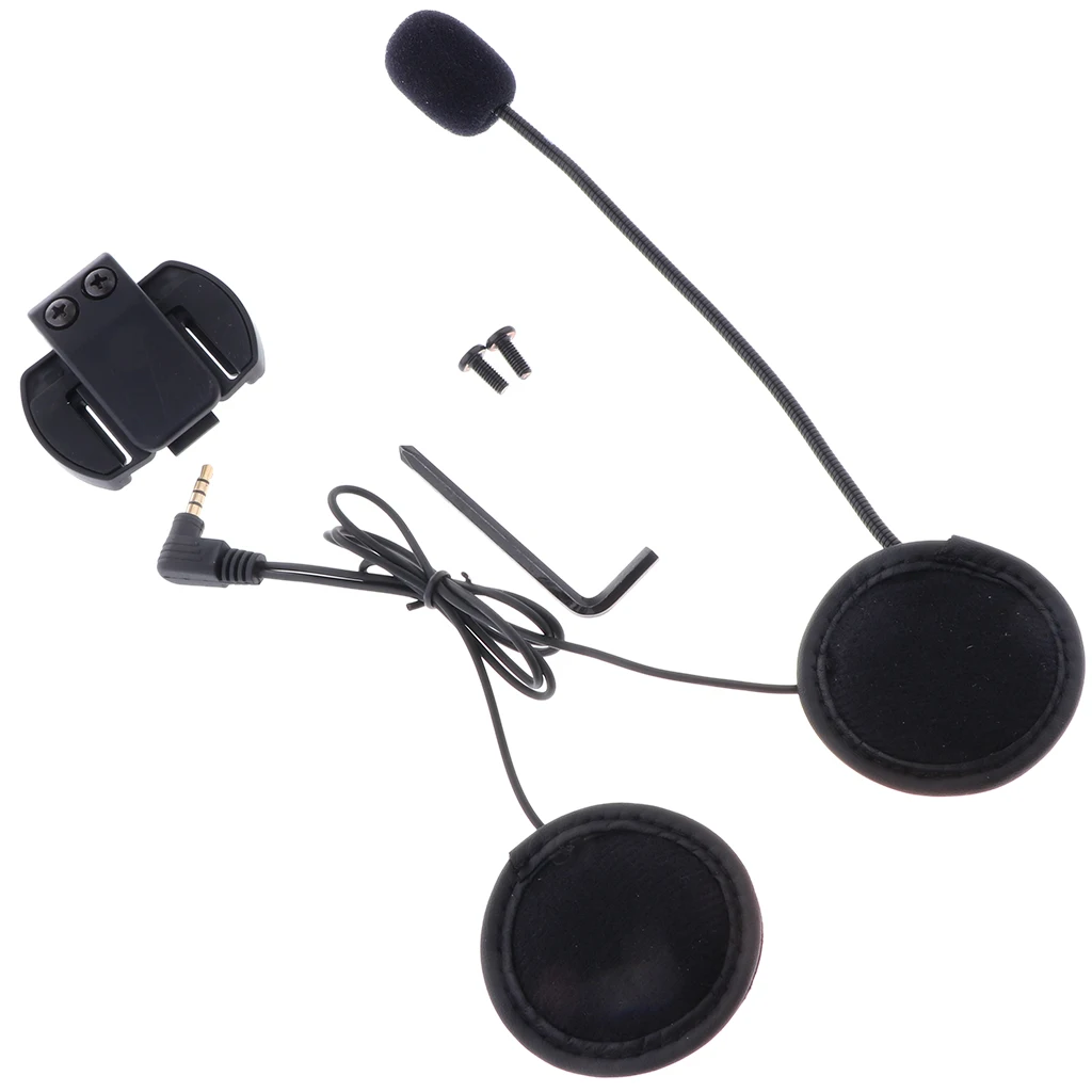 Motorcycle Intercom Bluetooth Helmet Headset, Motobike Wireless Headphone for Yeasu Vertex VX-6E VX-6R VX-7E VX-7R VX-120