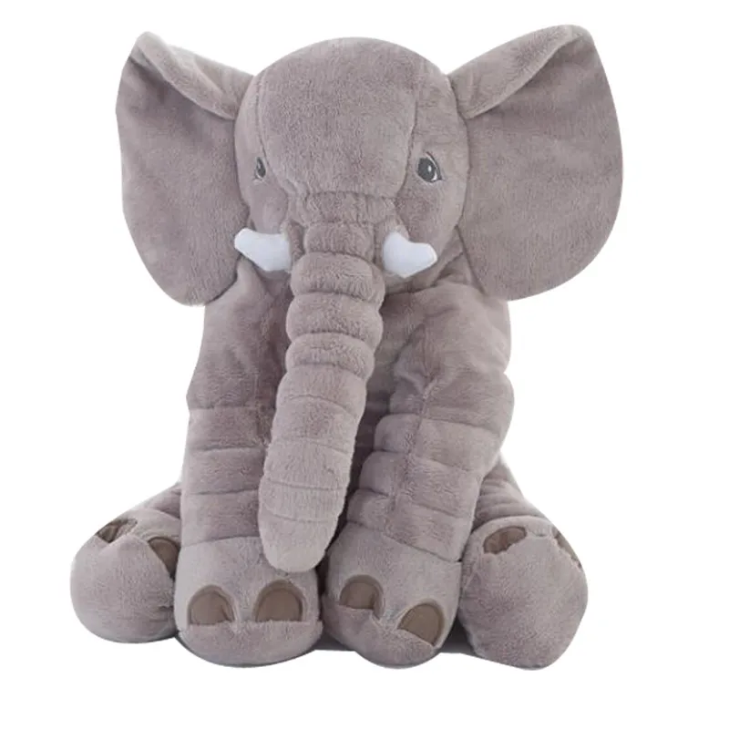

Hot 1pc 40/60cm Infant Plush Elephant Soft Appease Elephant Playmate Calm Doll Baby Toy Elephant Pillow Plush Toys Stuffed Doll