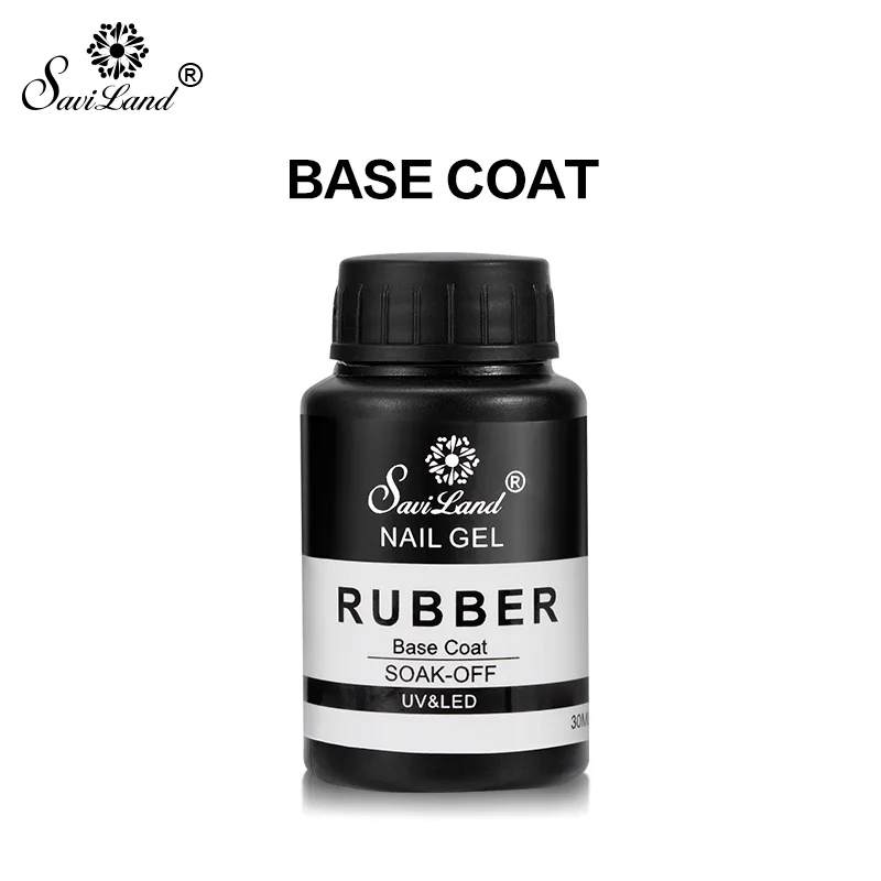 rubber base coat Saviland 30 мл цветной полигель УФ акриловый гель быстрое строительство красный синий желтый палец расширение камуфляж Быстрый строительный гель - Цвет: rubber base coat