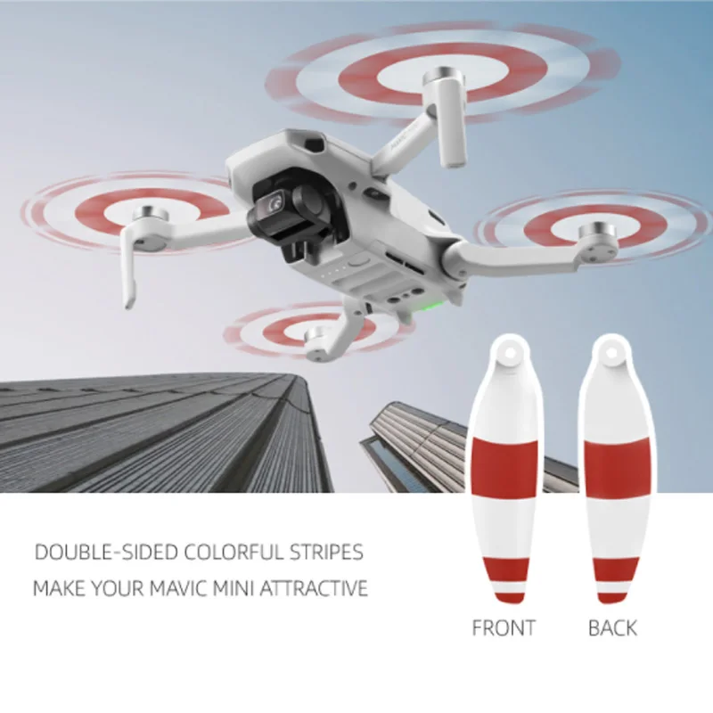 Drone Propellers Drone Propeller Blades Propeller Replacement Parts 16Pcs Mavic Mini Propellers Compatible with DJI Mavic Mini Drone Replacement Low-Noise and Quick-Release Blades Props