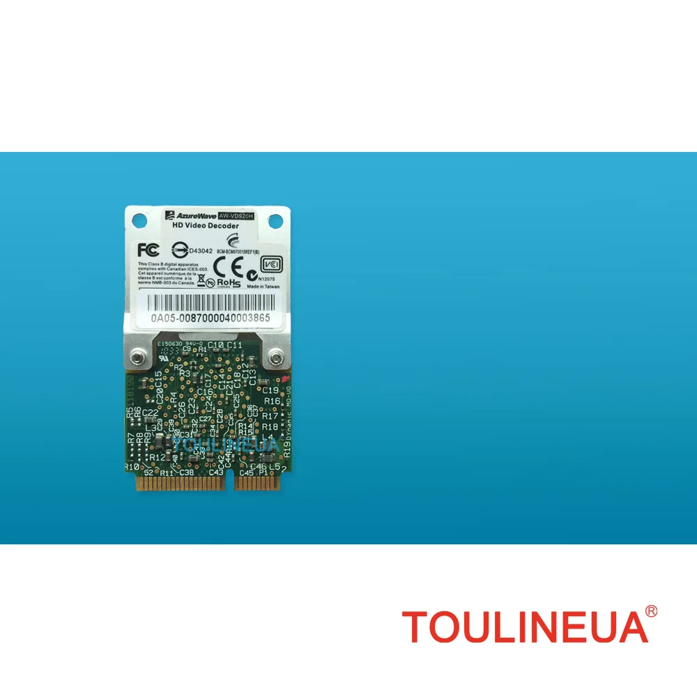 AW-VD920H VD920H BCM70015 BCM970015 1080p HD кристаллический аппаратный декодер Mini PCI-E | Компьютеры и