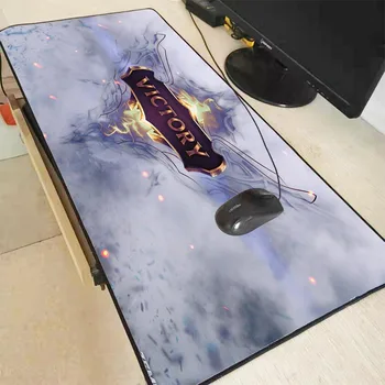 

XGZ League of Legends Large Gaming Mouse Pad Lock Edge Pad To Mouse Notbook Computer Mousepad Keyboard Mat Size 90x40cm/30X60CM