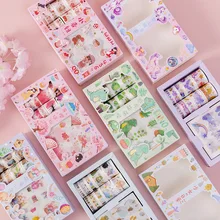 

Cute Washi-Tape Stickers Sets DIY Scrapbooking Decorative Adhesive-Tapes Masking Tape Label School Office Stationery Gift Box