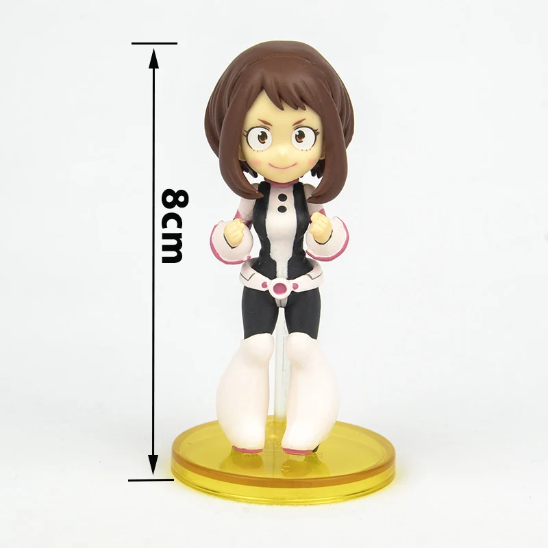 Япония подлинный аниме banpresto My Hero Academy All Might izku URARAKA Tsuyu Tenya Minoru виноградный сок 8 см коробка Фигурки игрушки подарок