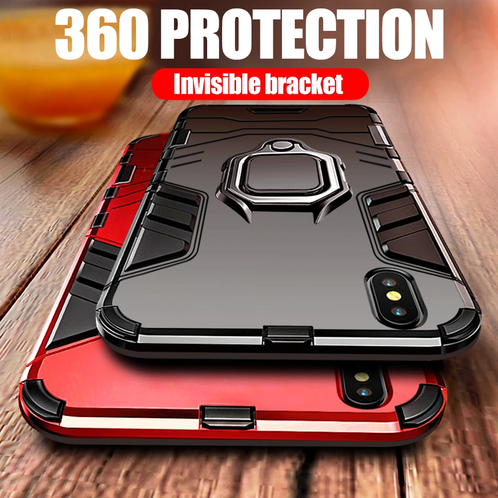 Роскошный защитный чехол-держатель для телефона iphone 7 8 6 6s PLus термополиуретановый