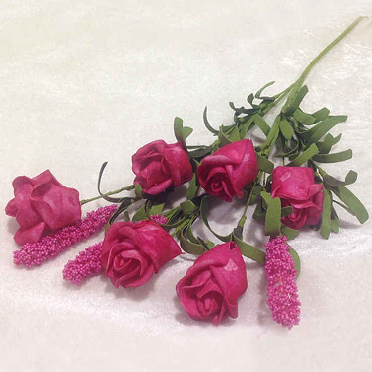 Свадебные 9 цветы лаванды розы искусственные шелковые цветы декоративное украшение в виде гортензии