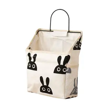 

Wall-Mounted Storage Bag Book Magazine Mobile Phone Holder Storage Bag With Hook Suitable for bedroom bathroom kitchen office
