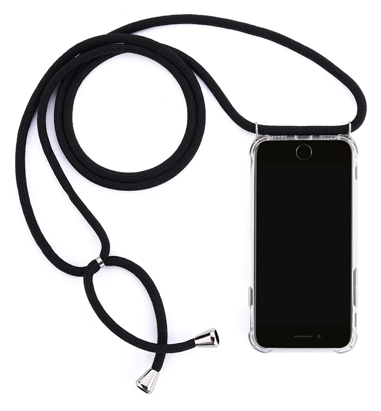 Clear Phone Case For Samsung Galaxy S22 S21 S20 Plus Ultra S10 S9 S8 S 21 Note 20 10 9  Case With Strap Chain Cord Lanyard Cover samsung cases cute