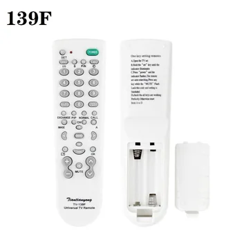 

139F Universal TV Remote Control Multi-functional Smart Remote Controller for TV Television White TV-139F
