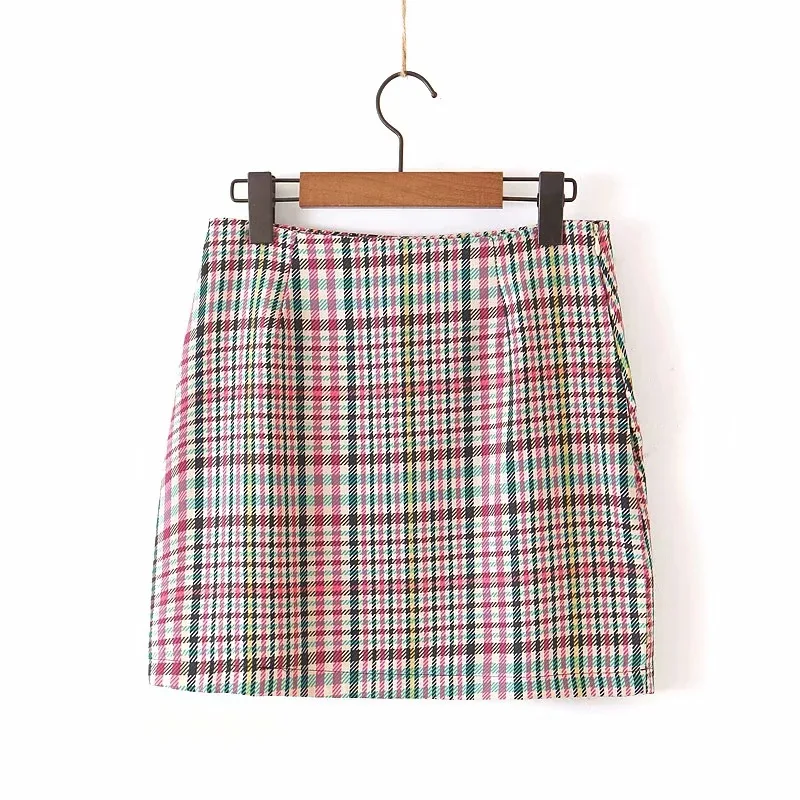 

Xl-2201 Women's Dress New Products Pattern High Waist Skirt Short Skirt