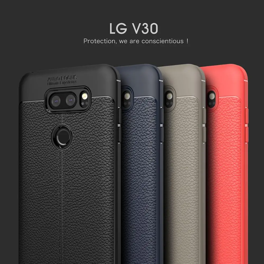 Кожаный чехол Cherie для LG V30 V40 V50 G8 ThinQ мягкий силиконовый ударопрочный из ТПУ G6 G7 Q6