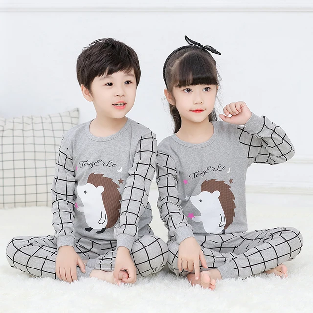 Boa Noite. Conjunto. Pijama De Roupa Infantil. Emblemas Com Ouriço