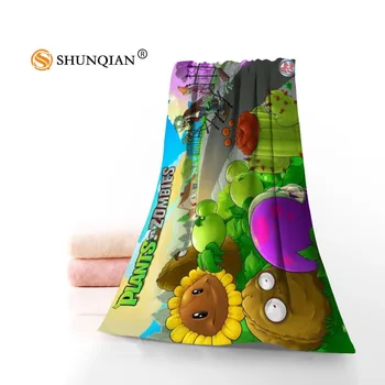 

Custom plants vs zombies Towels Microfiber Fabric Popular Face Towel/Bath Towel Size Print your picture