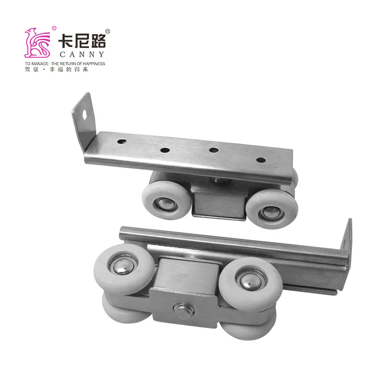 

Stainless Steel 4-round Wooden Doors Sliding Door Silent Roller Wardrobe Door Roller Engineering Home Improvement Supporting Har