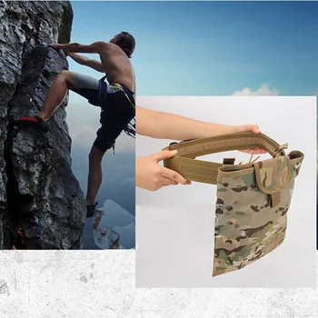 

New Recycling Bags Airsoft Sundries Nylon Tactical Drop Pouch Military Camouflage Folding Bag New waist bag