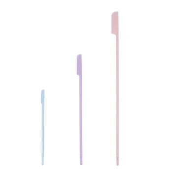 

Beauty Tools Last Drop Spatula Silicone Scraper Beauty Tool Flexible Multicolor 3pcs / 6pcs Reusable Small Spatula Beauty Tool