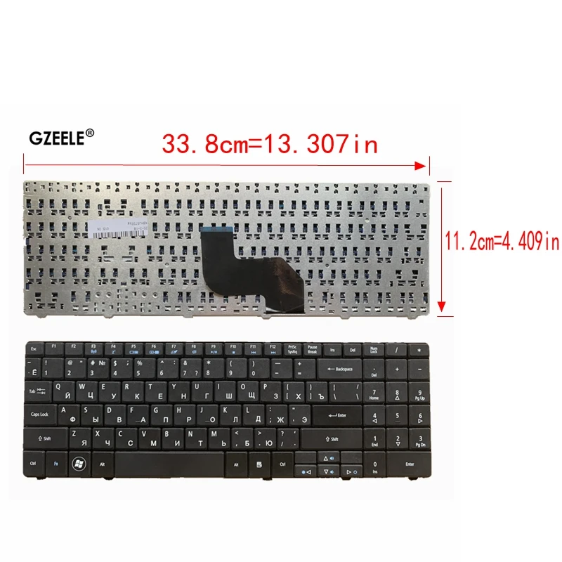 Clavier Russe Noir RU Pour DNS A35 A35FE A35YA Pegatron A15 A15HE.