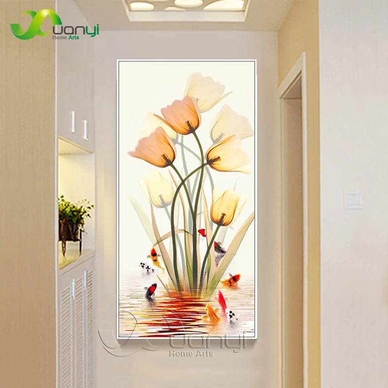 Modern Flower Canvas Painting Print On Wall Pictures For Kitchen Bedroom Home Cuadros Decoration Unframed | Дом и сад