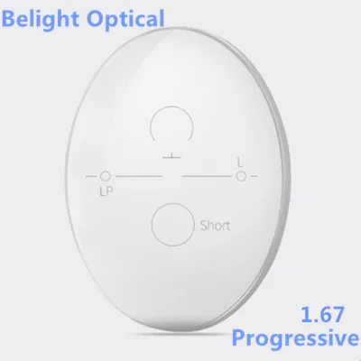 1.56 1.60 1.67 Photochromic Free-form Progressive Aspheric Prescription Lenses Fast and Deep Color Coating Change Performance