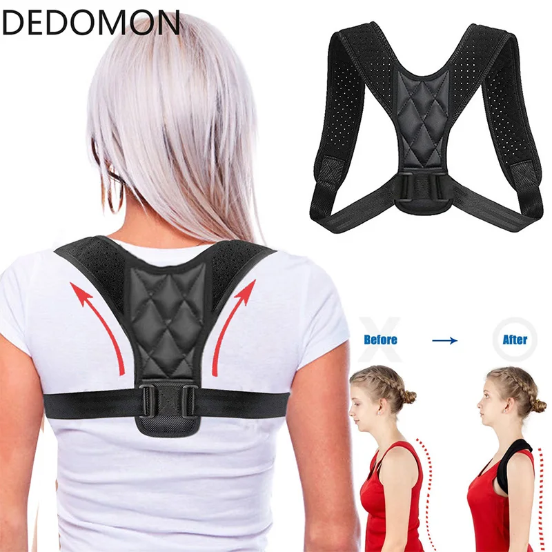 

Posture Corrector for Men and Women Back Posture Brace Clavicle Support Stop Slouching and Hunching Adjustable Back Trainer