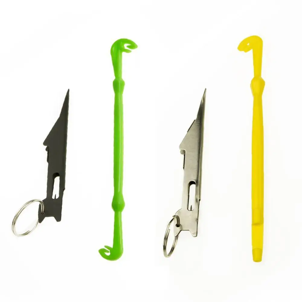 

Single-head Knotted Fly Hook Set Stainless Steel Knotter Fast Nail Knot Tool Ring Knotted Fly Hook Set DIY Fishing Tools New