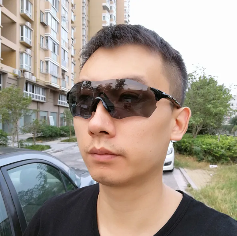 Ev zero Lens Polarized TR90 Sports Glasses Men MTB Mountain Road Bicycle Cycling Eyewear Sunglasses Running Fishing