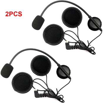 

2Pcs Mini 8 Pin Earpiece Microphone Speaker for BT-S1 BT-S2/S3 Motorcycle Bluetooth Intercom Interphone Headset for Open Helmets