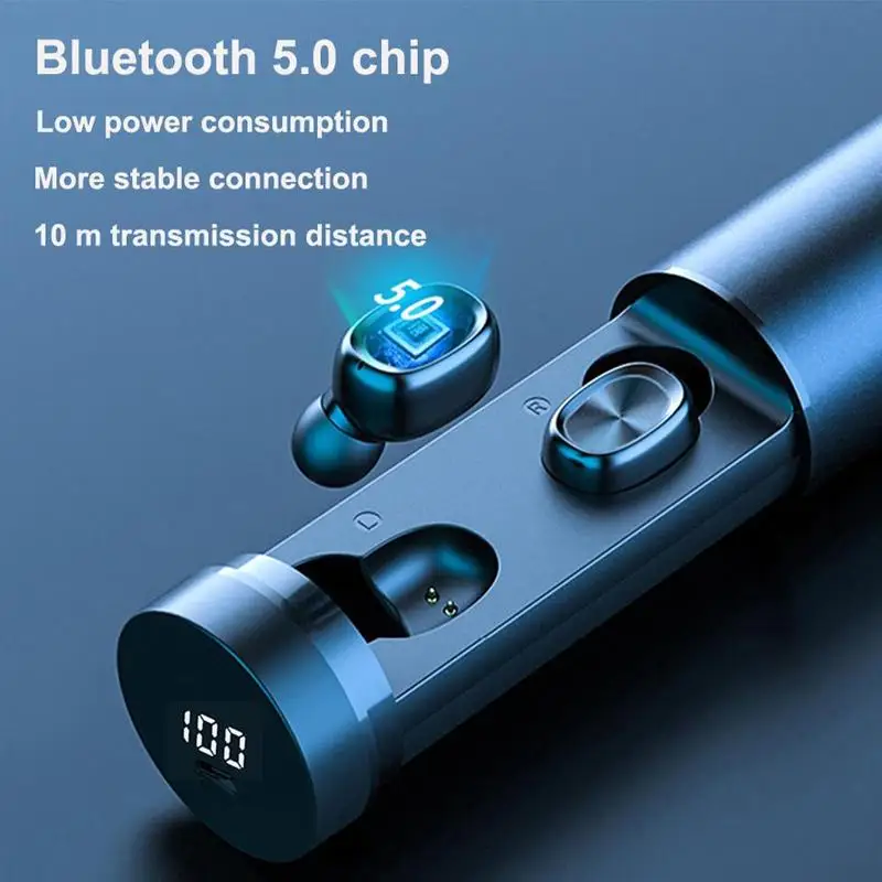 B9 Touch Pk I7 Tws Wireless Bluetooth Earphone 5 0 In Ear Noise Canceling Headphones Wireless Earbud Sports Headset For Iphone