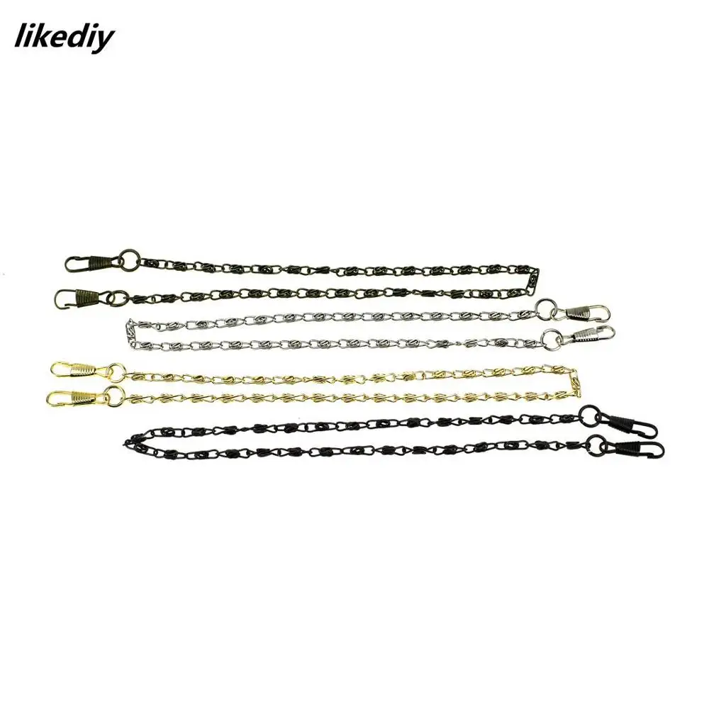 20 шт./лот металлическая цепочка для кошельков/сумок под бронзу золотистое