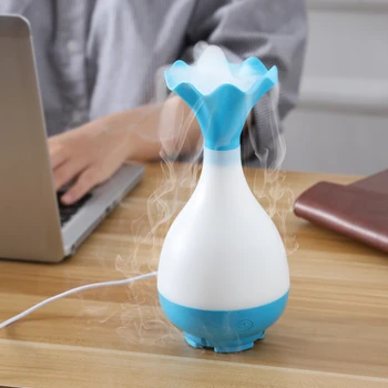 

USB Air Humidifier Ultrasonic Aromatherapy Essential Oil Aroma Diffuser with LED Night Light Mist Purifier atomizer for Home