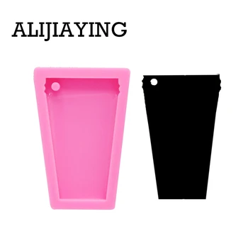 

DY0076 DIY water cup keychain silicone tumbler mold key ring mold epoxy resin molds for jewelry