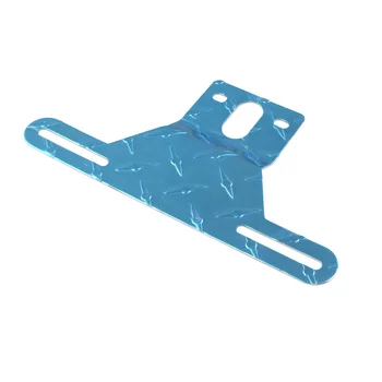 

1 Pc Durable Trailer Truck License Plate Light Bracket Holder Stand Aluminum Silver Universal For Most Cars