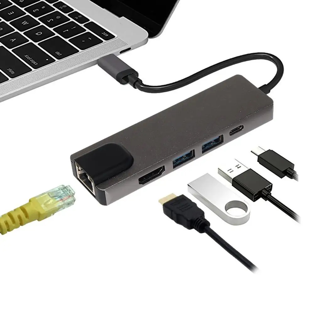 

Typec to hdmi extended usb3.0 TV 4K video HD computer projection suitable for Huawei Xiaomi Apple