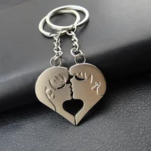 На данный момент металла для маленьких мальчиков и девочек часто Нежный поцелуй брелоки для пар кулон творческие маленькие подарки оптом