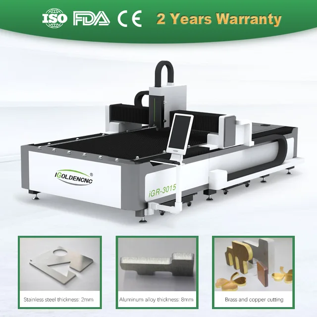 Fiber Laser Cutting Machine Sheet Metal 1000w 1500w Metal Steel Laser Cutter
