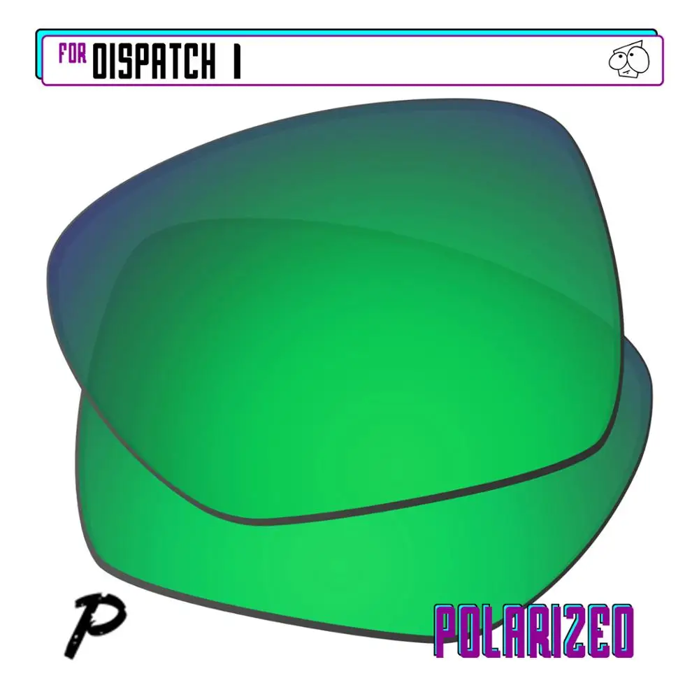 

EZReplace Polarized Replacement Lenses for - Oakley Dispatch 1 Sunglasses - Green P