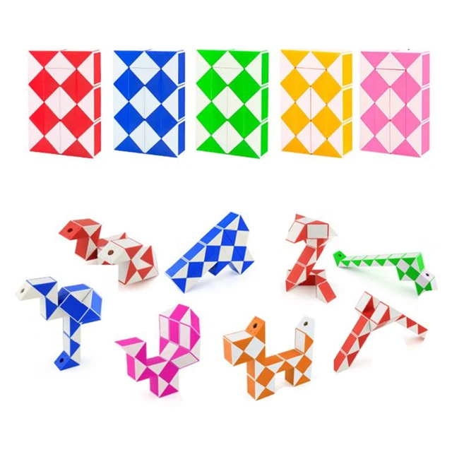 Moyu Cubing Classroom 24 Snake Speed Cubes Twist Magic Puzzle For Kids Party Favours Colorful Educational Toys 1