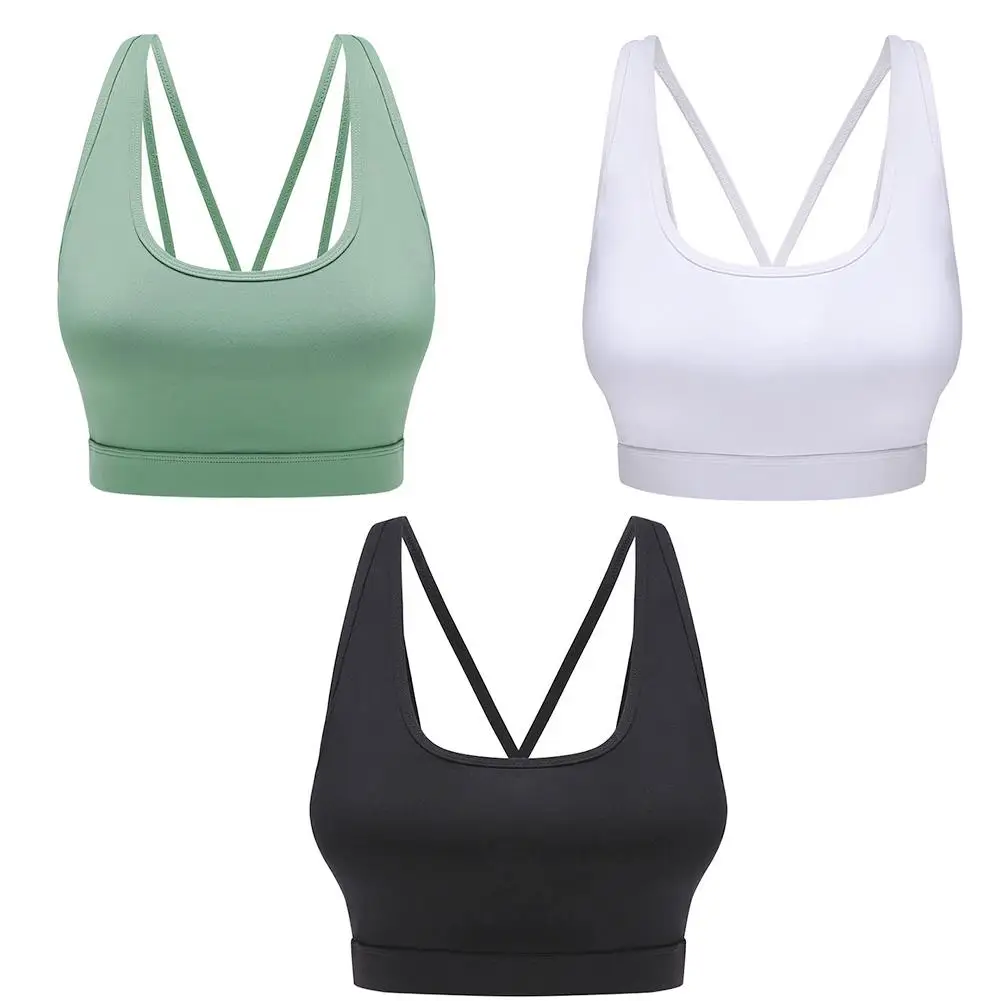 Clearance Sale Sexy Quick-drying Sports Bra Beauty Back Gathering Sleep Underwear Fitness Running Yoga Bra No Steel Ring