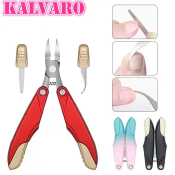 

1PC Multi-Functional Stainless Steel Scissor Toe Nail Clippers Finger Cuticle Nail Correction Dead Skin Remover Pedicure Tool