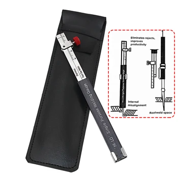 

Welding Inspection Scale Small Height Gauge HI-LO Dedicated Internal Welding Ruler Metric Size